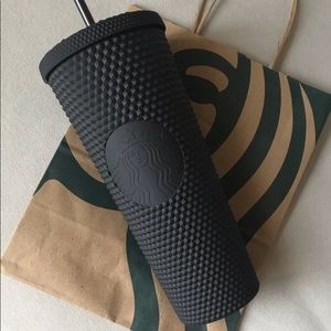 Starbucks Matted Black Spiked Studded Tumbler 2019